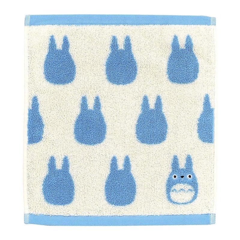 Marushin Studio Ghibli - My Neighbor Totoro - Blue Totoro, Marushin Silhouette Towel Series - Washcloth Towel - Image 1